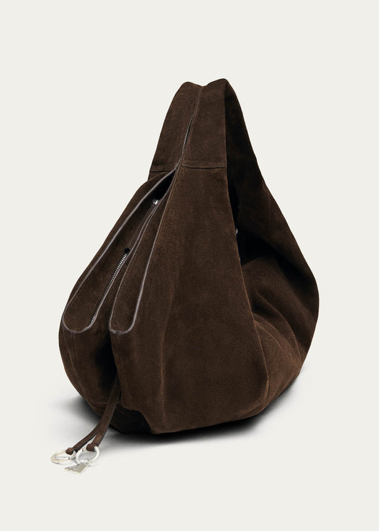 Sue Suede Brown Leather Bag-image