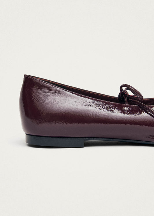 Sway Ballerine in Pelle Bordeaux-image