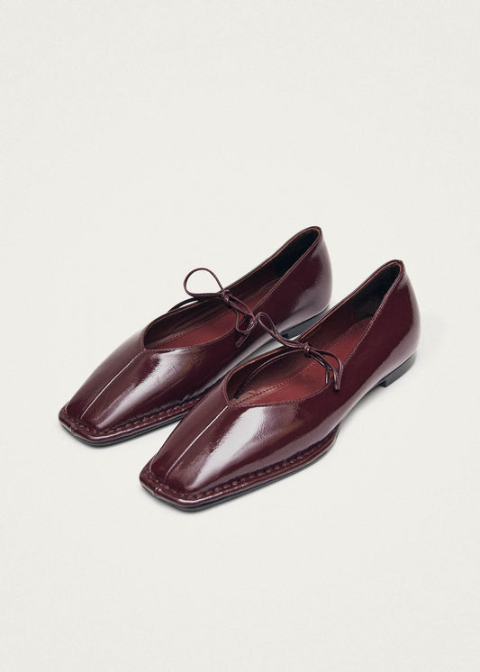 Sway Ballerine in Pelle Bordeaux-image