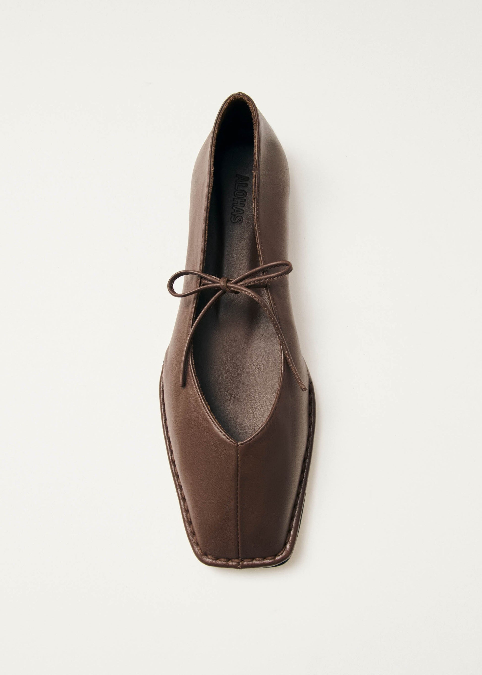 Sway Ballerines en cuir marron