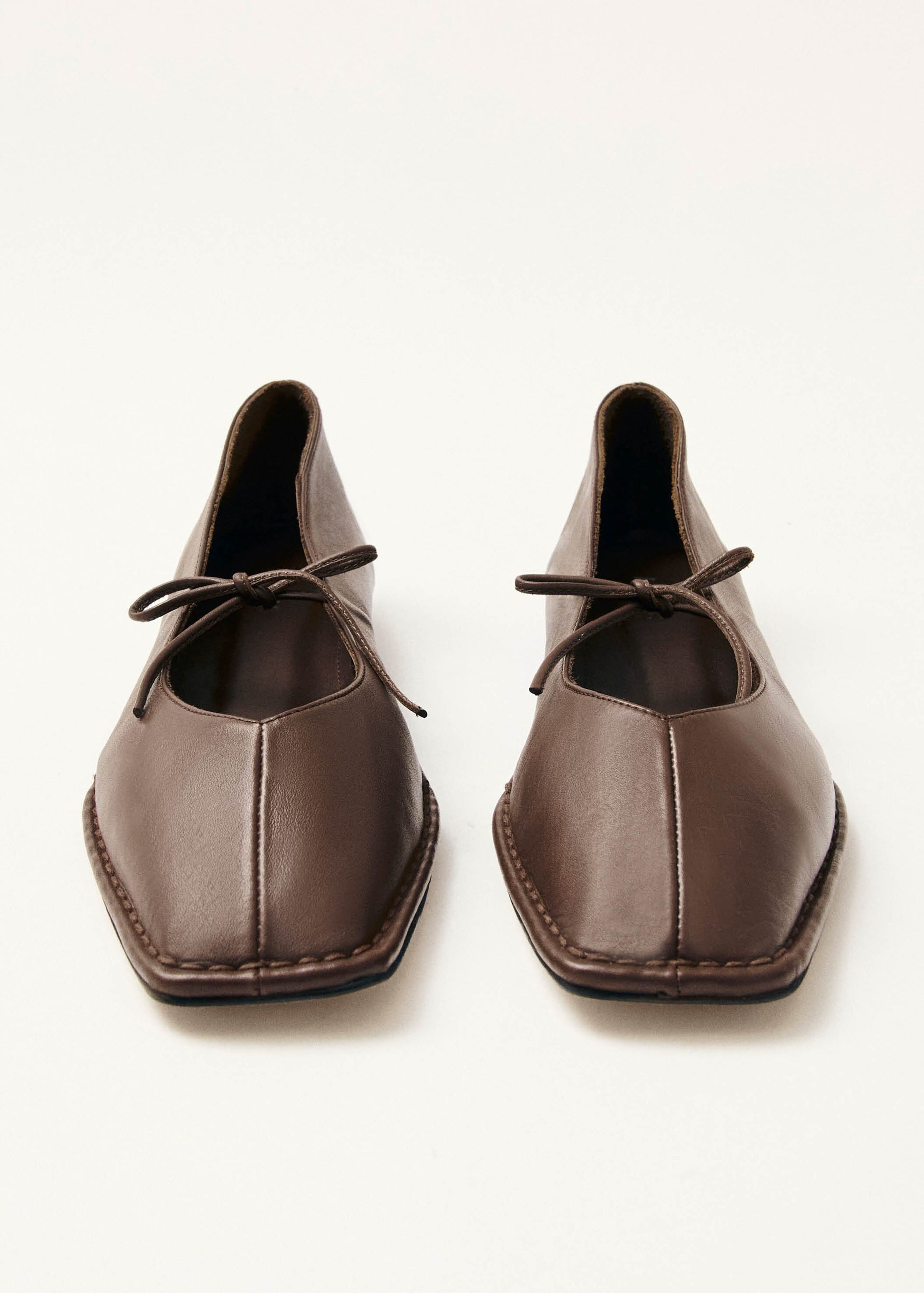 Sway Ballerines en cuir marron