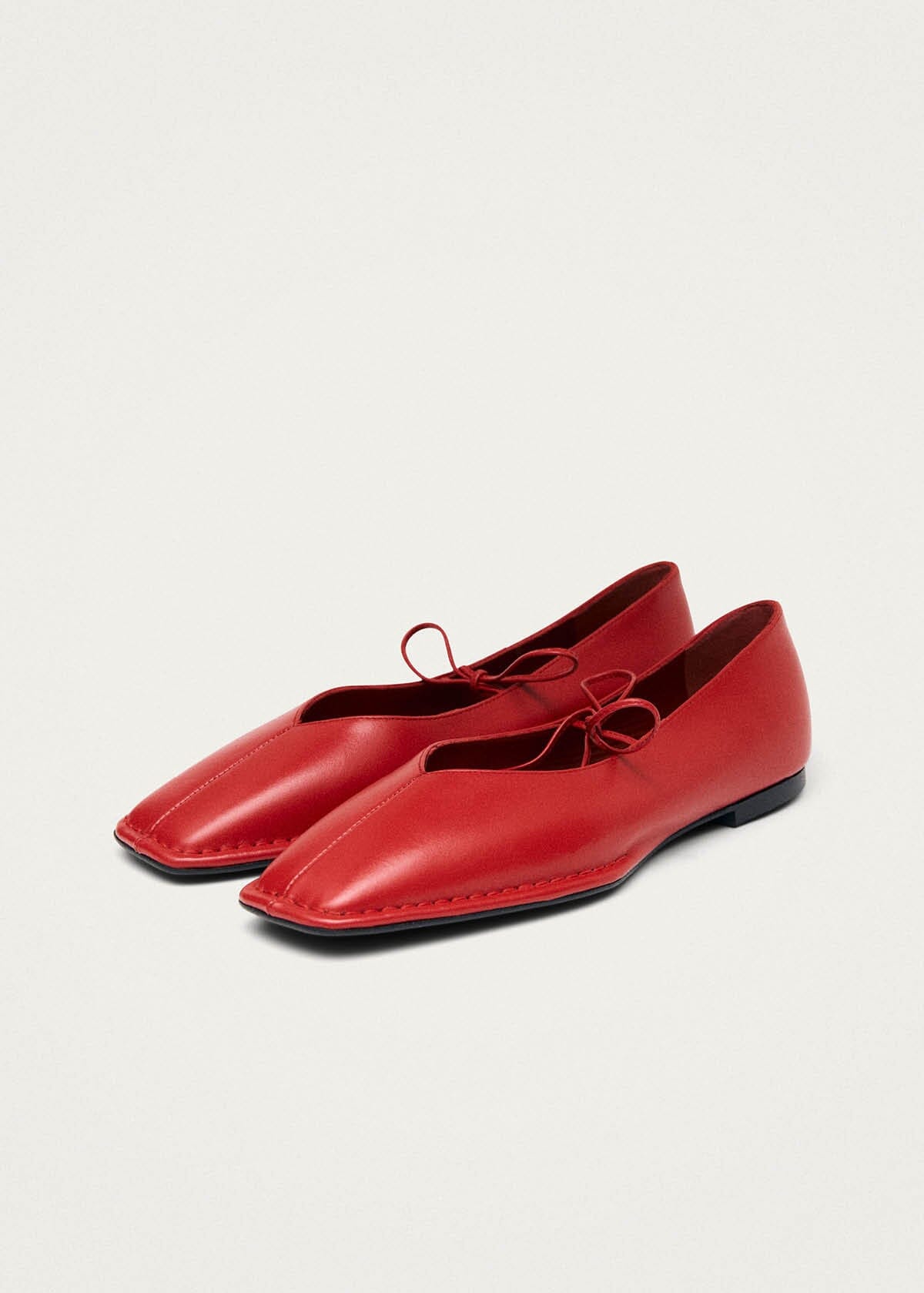 Sway Ballerine in Pelle Rossa