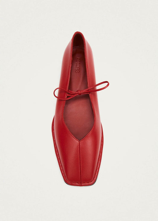 Sway Ballerines en Cuir Rouge-image