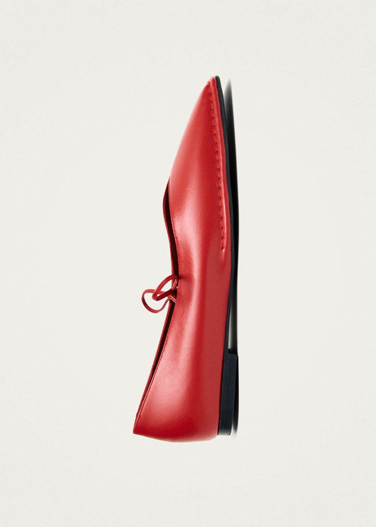 Sway Ballerines en Cuir Rouge-image