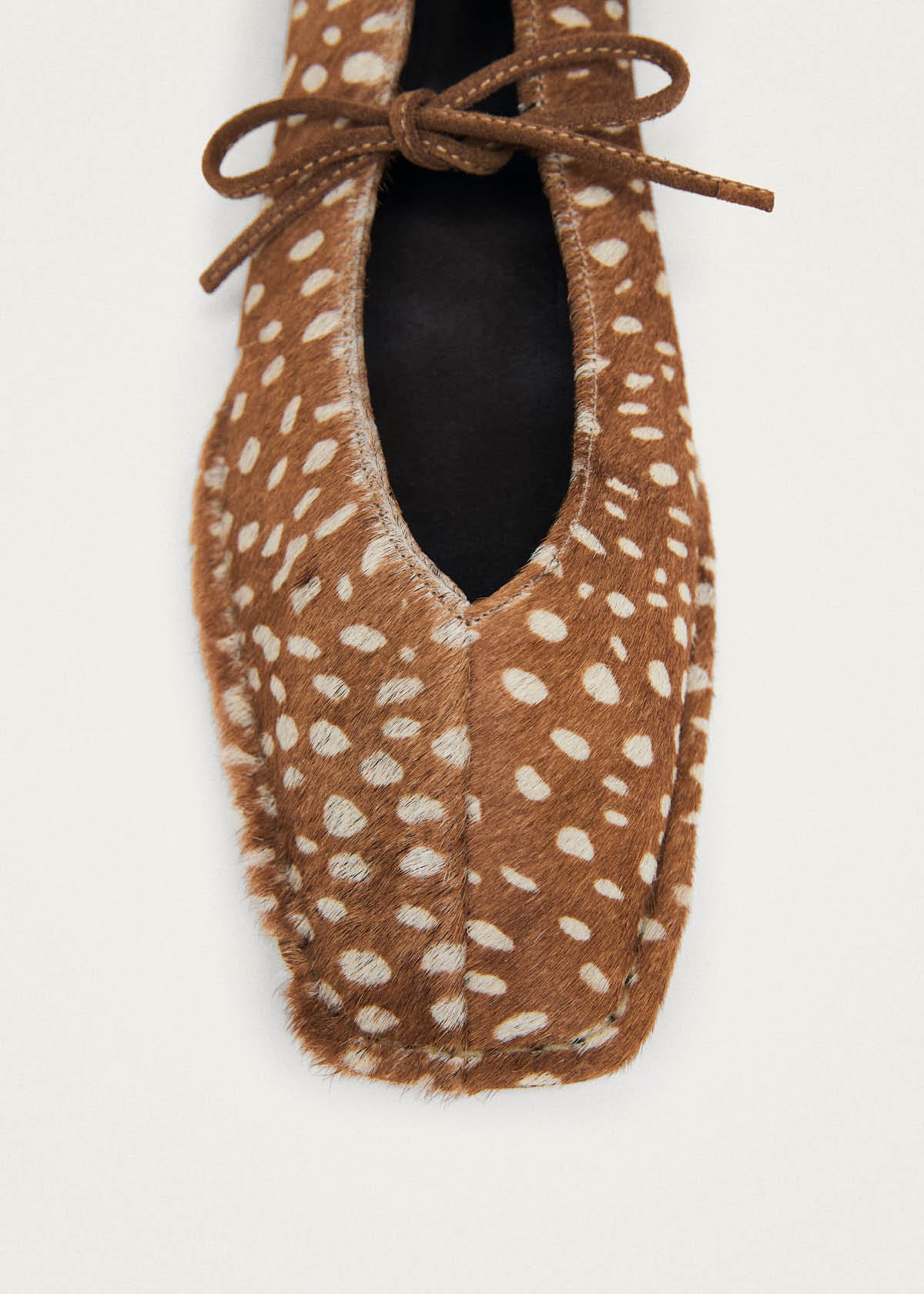 Sway Soft Deer Brown Leather Ballet Flats