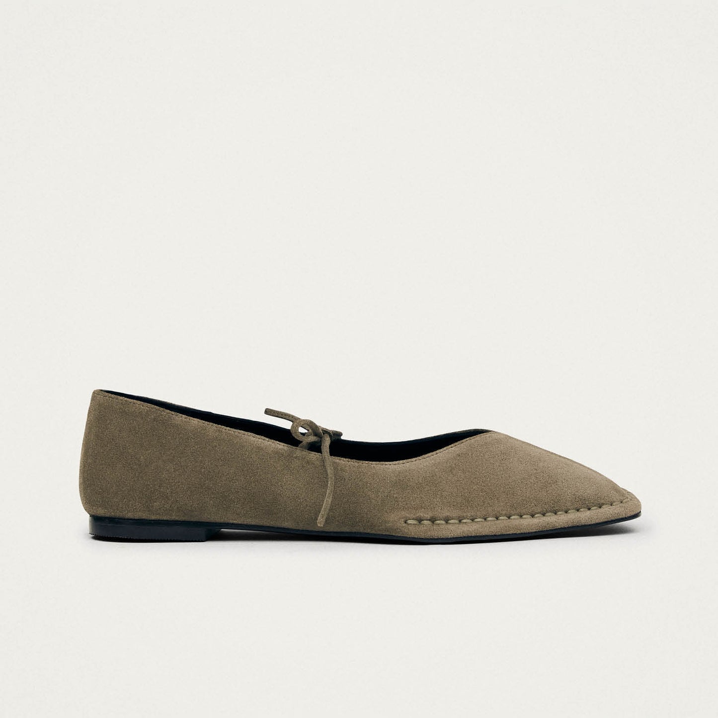 Sway Ante Color Caqui Tacones de Cuero