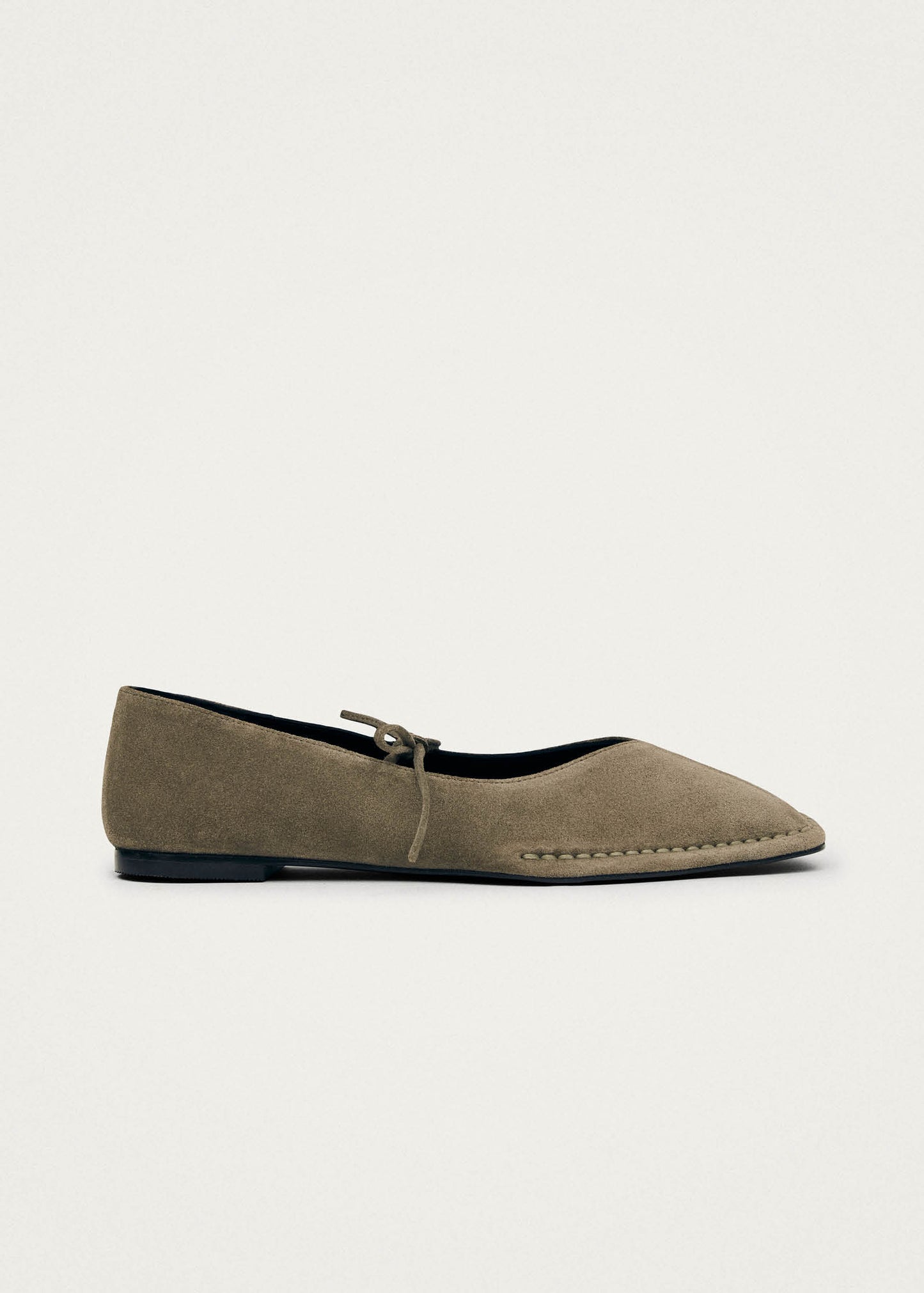 Sway Ante Color Caqui Tacones de Cuero