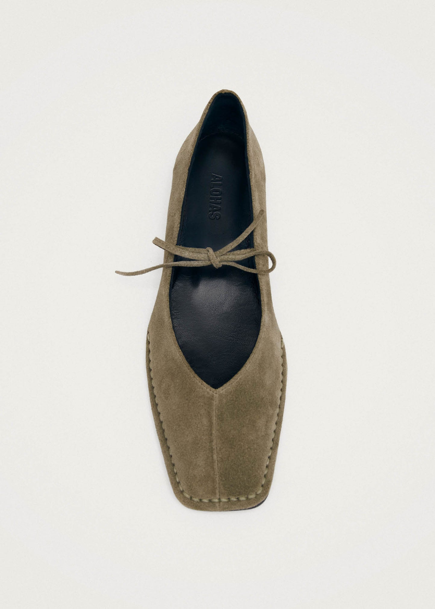 Sway Ante Color Caqui Tacones de Cuero