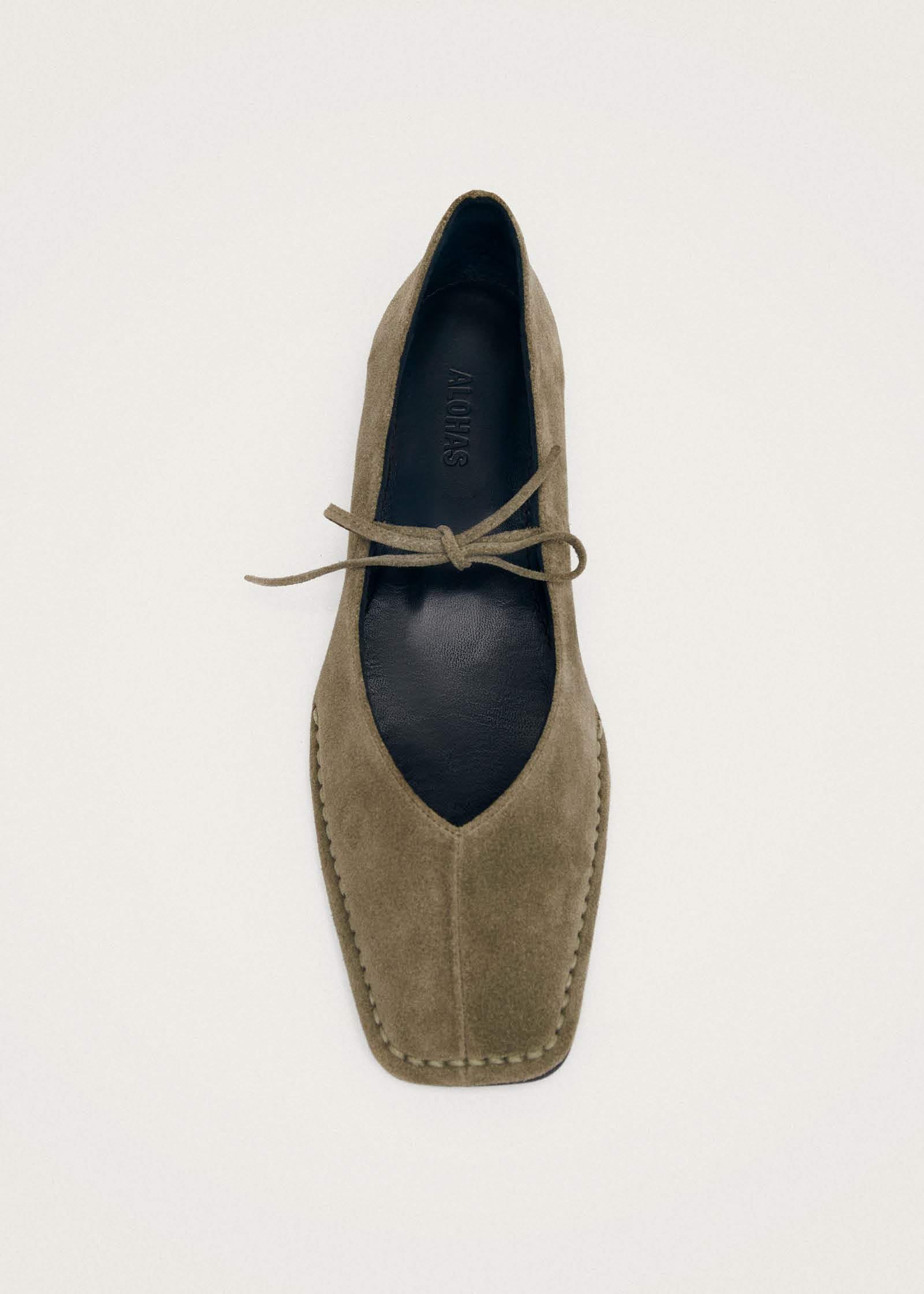 Sway Ante Color Caqui Tacones de Cuero