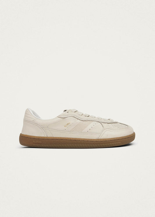 Tb.00 Zapatillas de Cuero Color Crema-image