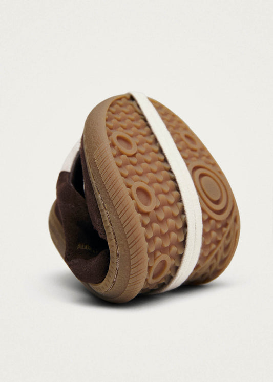 Tb.00 Sneakers in Pelle Cacao e Bianco Off-image