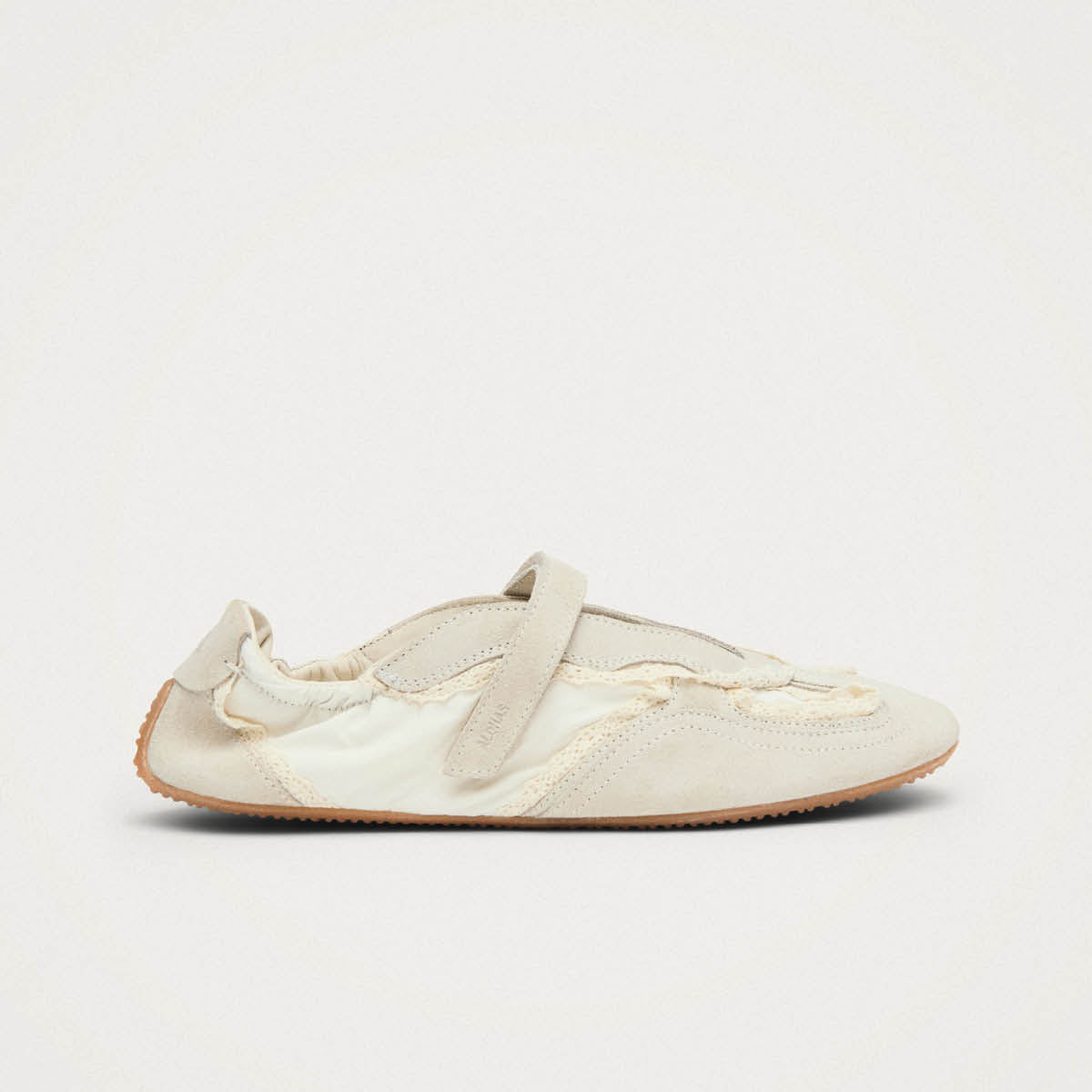 Tb.027 Meryl Crochet Cream Leather Sneakers