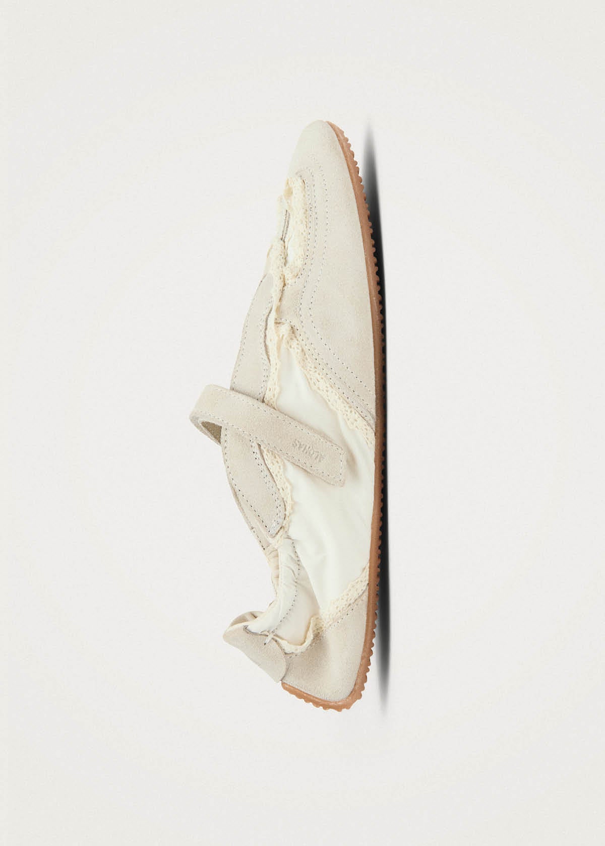 Tb.027 Meryl Crochet Cream Leather Sneakers