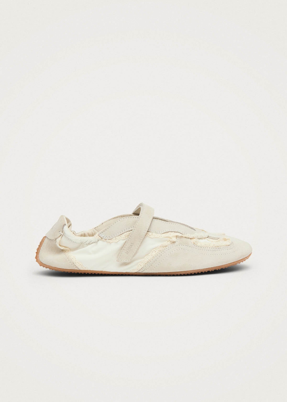Tb.027 Meryl Crochet Cream Leather Sneakers