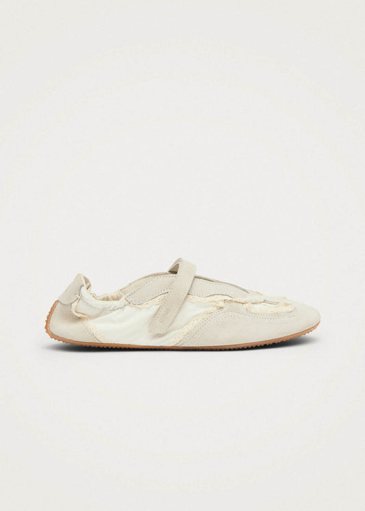 Tb.027 Meryl Crochet Cream Leather Sneakers