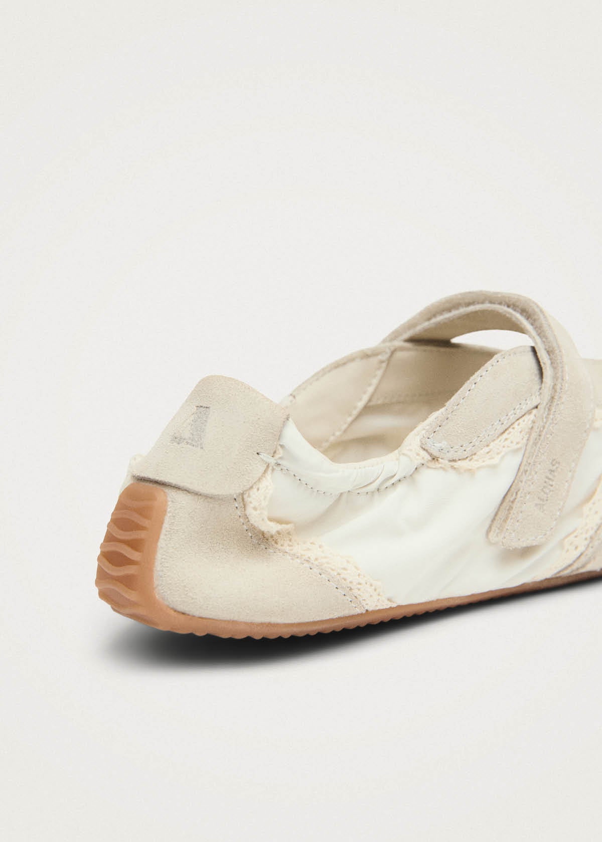 Tb.027 Meryl Crochet Cream Leather Sneakers