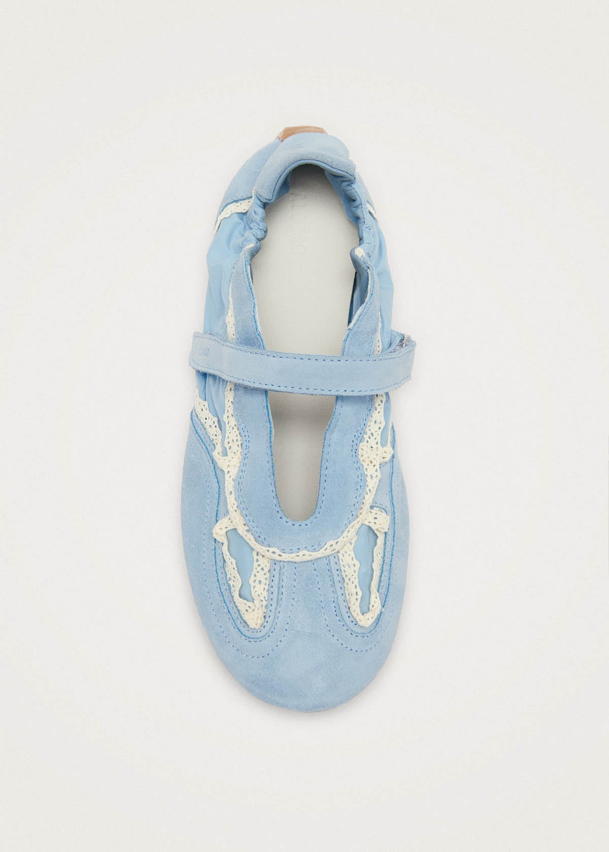 Tb.027 Meryl Baskets en cuir bleu ciel à crochet