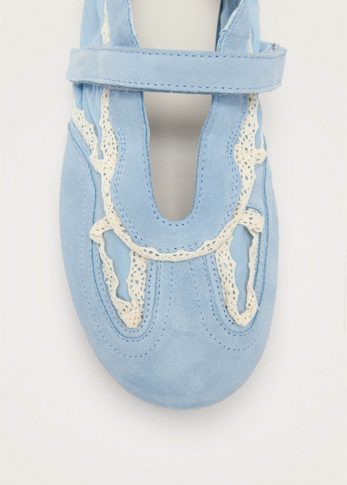 Tb.027 Meryl Baskets en cuir bleu ciel à crochet