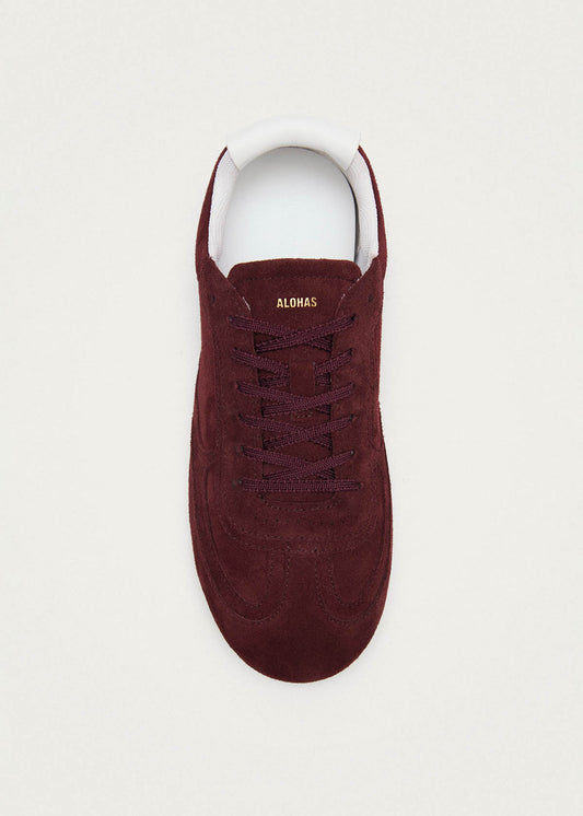 Tb.24 Suede Burgundy Leather Sneakers-image