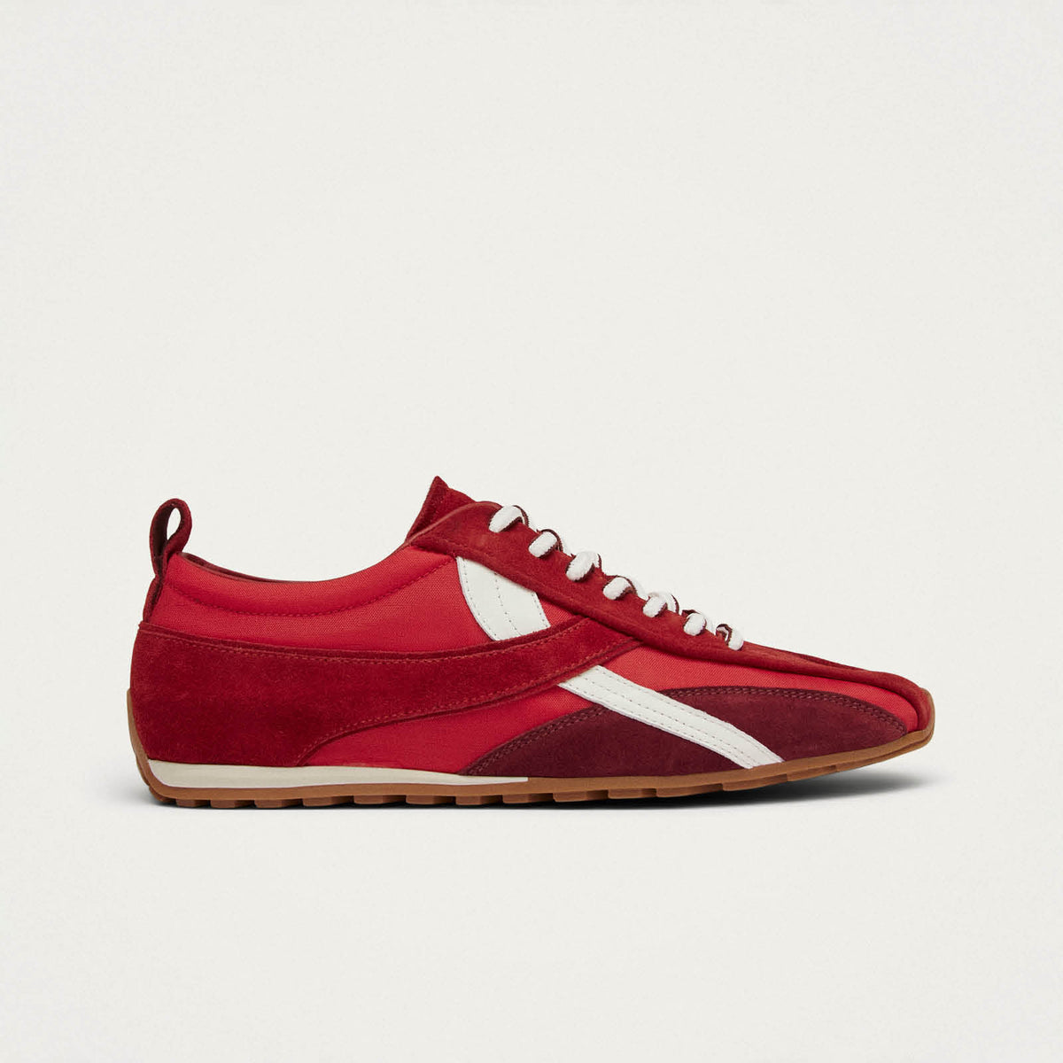 Tb.304 Zapatillas de Nylon Color Rojo