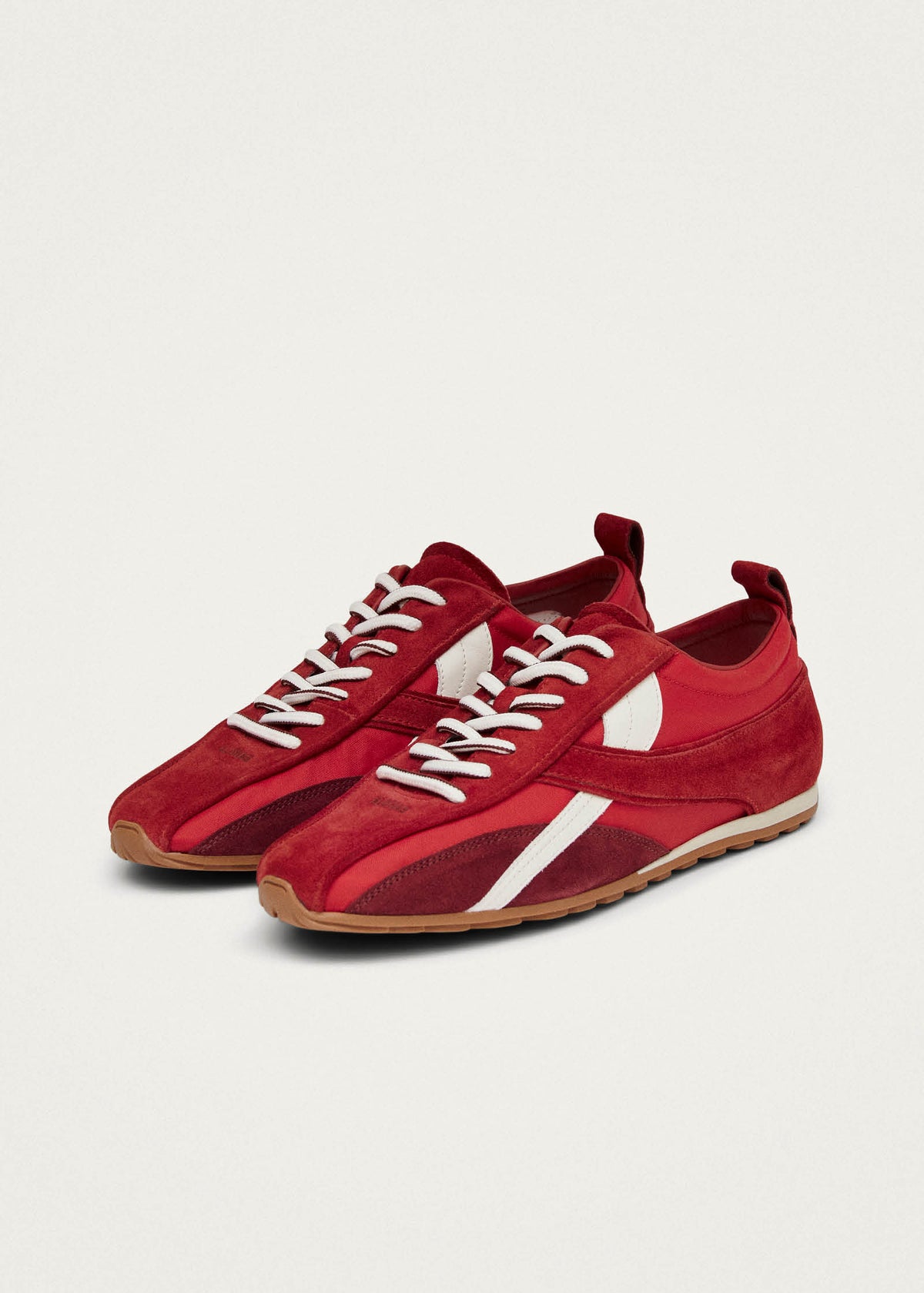 Tb.304 Zapatillas de Nylon Color Rojo