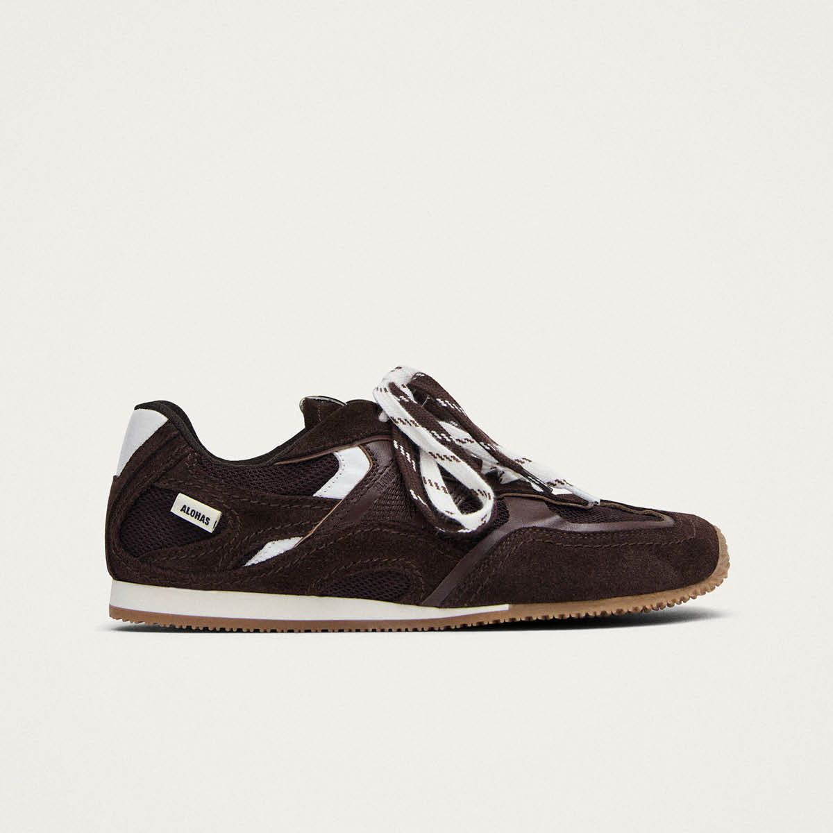 Tb.33 Dark Brown Leather Sneakers