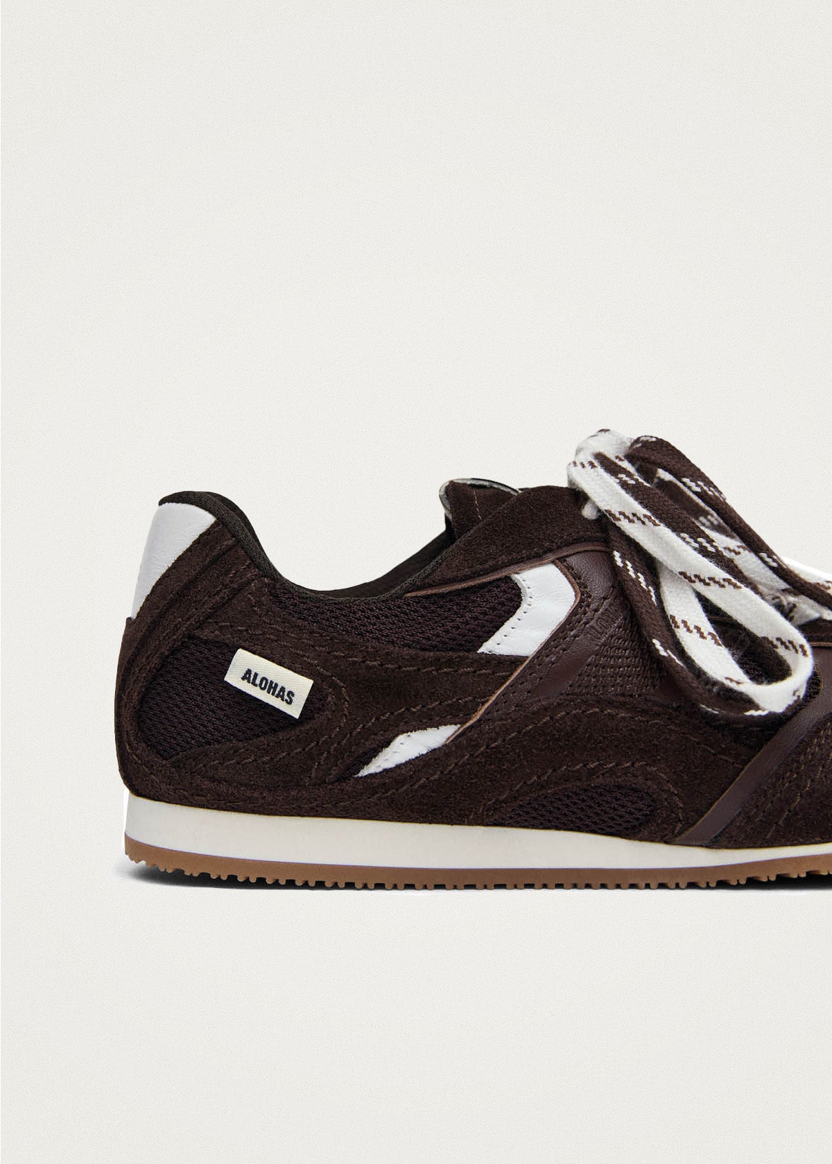 Tb.33 Dark Brown Leather Sneakers