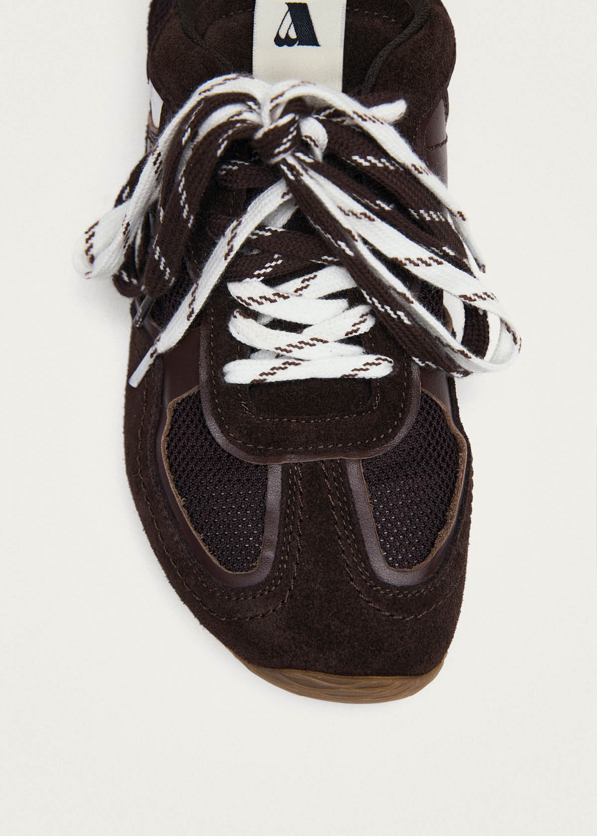 Tb.33 Dark Brown Leather Sneakers