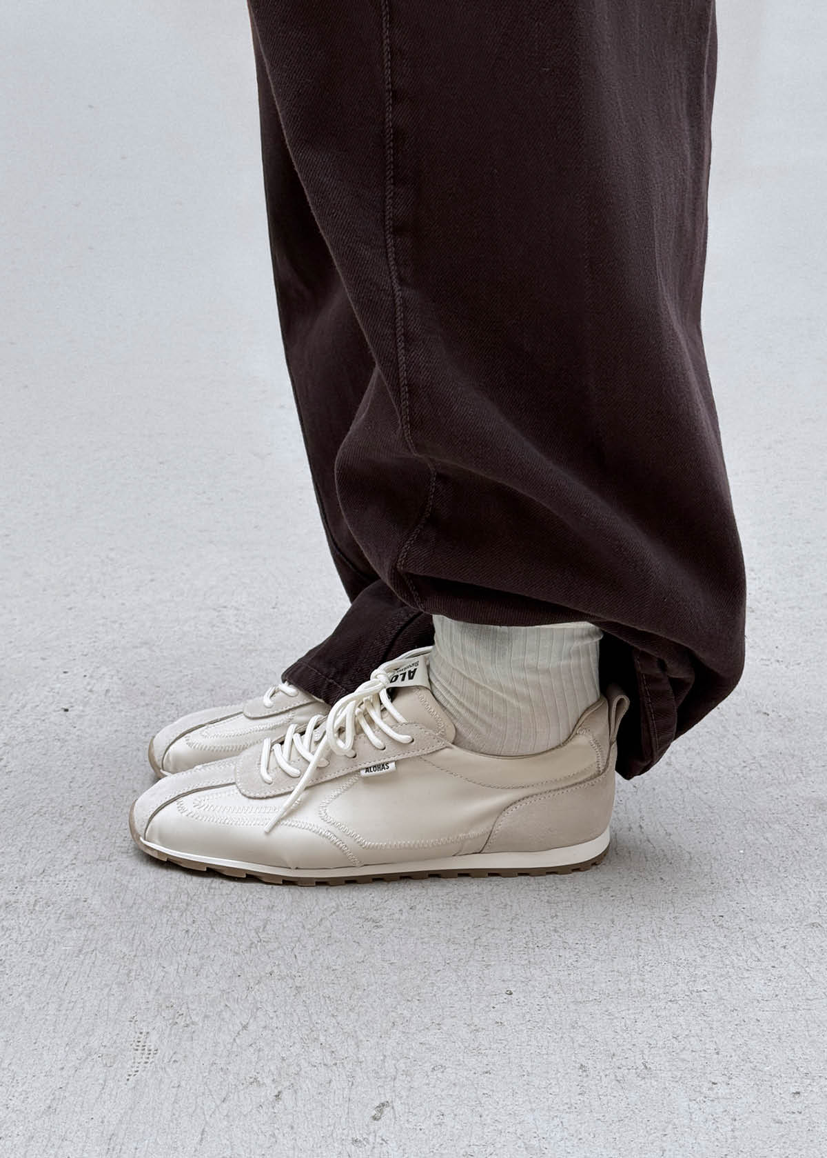 Tb.405 Robbie Sheen Cremefarbene Sneaker