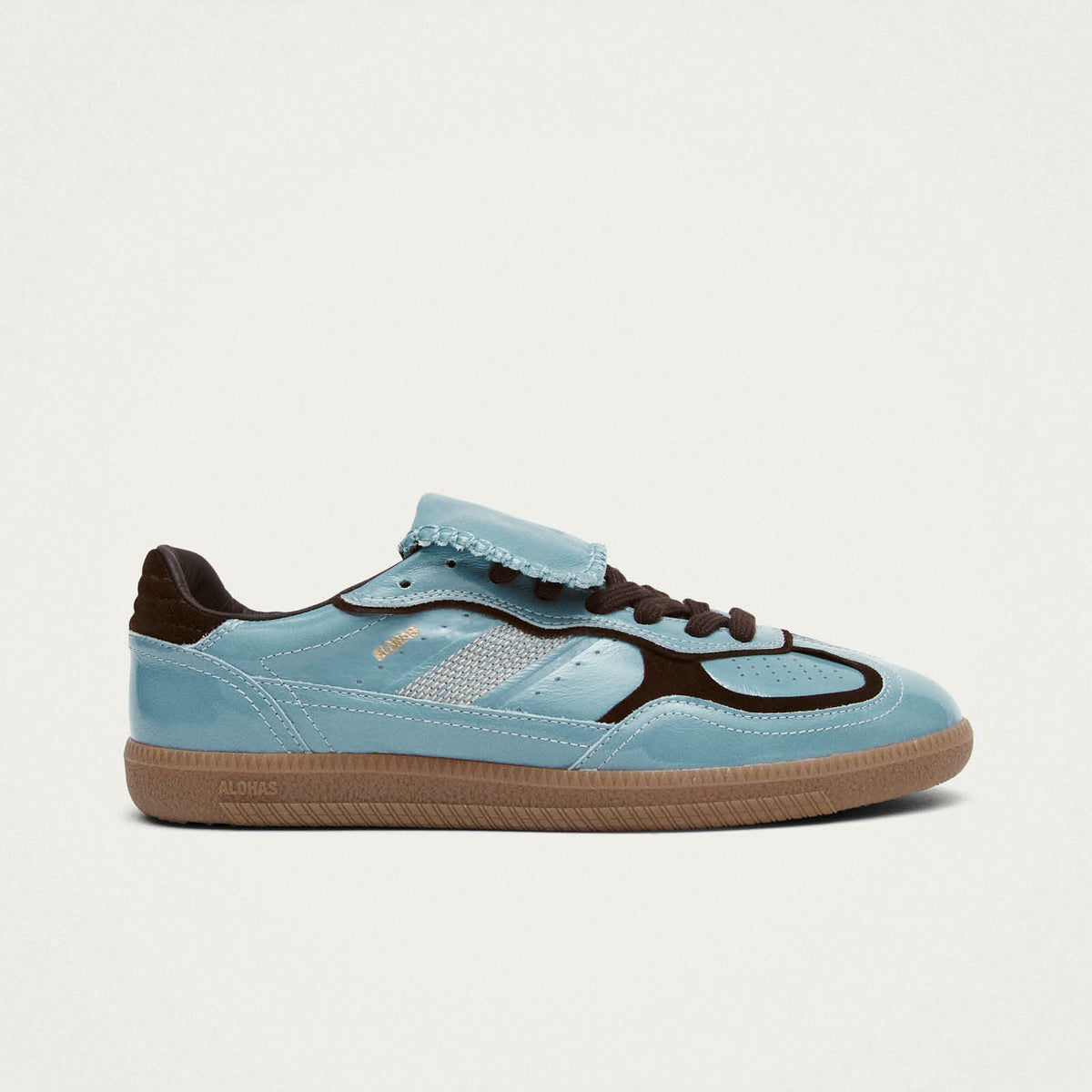 Tb.490 Club Zapatillas de Cuero Color Gris Azul