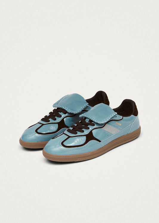 Tb.490 Club Zapatillas de Cuero Color Gris Azul-image