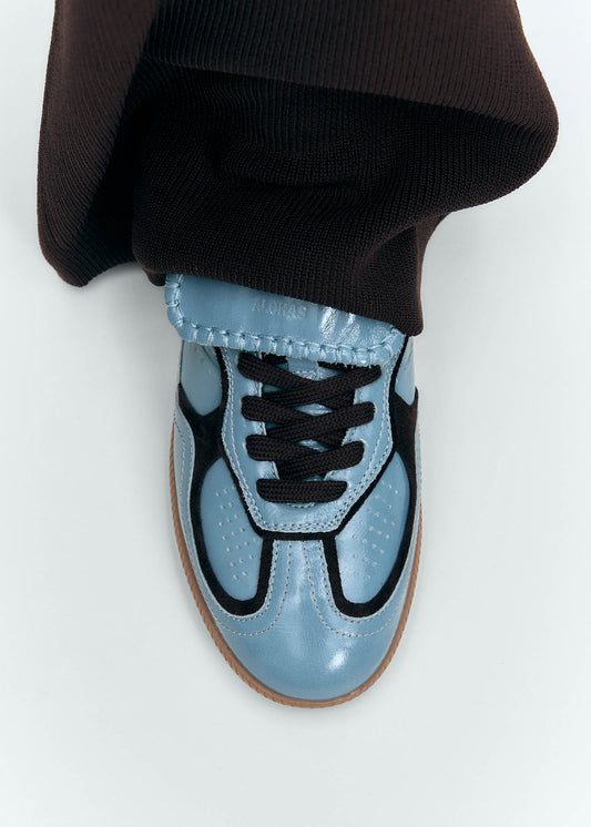 Tb.490 Club Zapatillas de Cuero Color Gris Azul-image