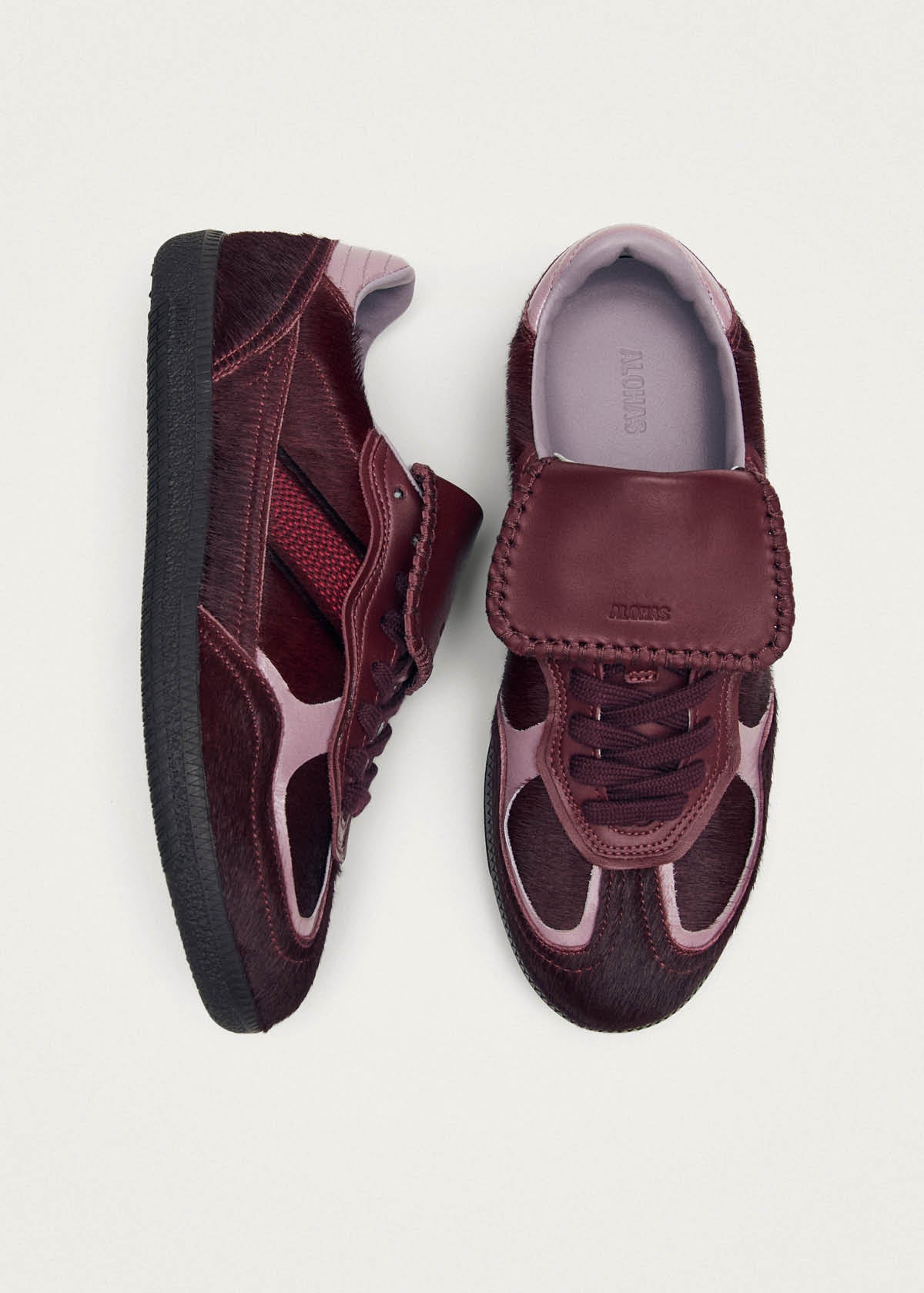 Tb.490 Club Soft Burgundfarbene Leder Sneaker