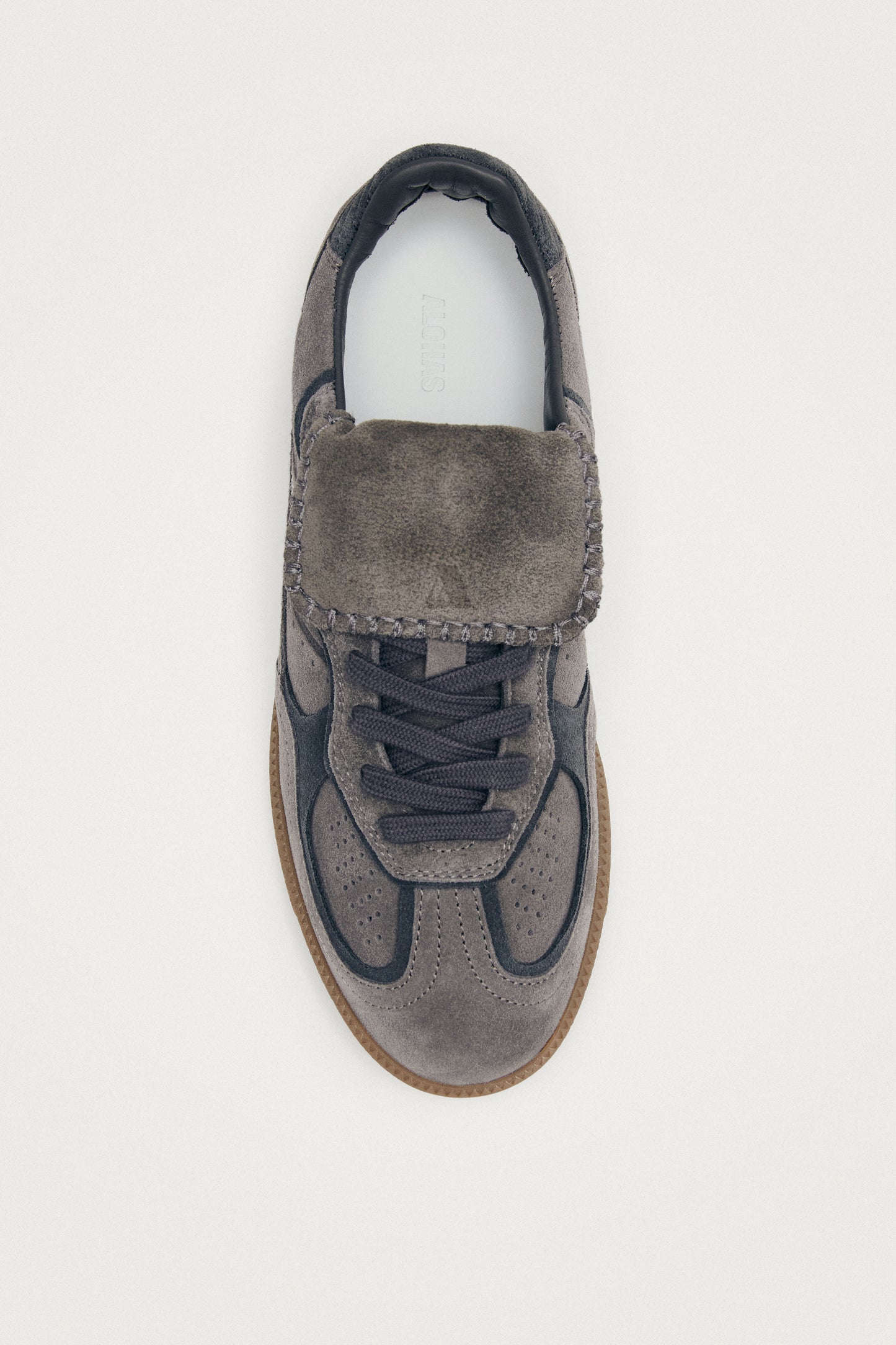 Tb.490 Club Suede Dark Grey Leather Sneakers