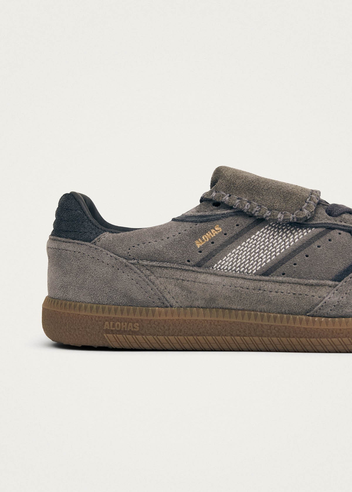 Tb.490 Club Suede Dark Grey Leather Sneakers