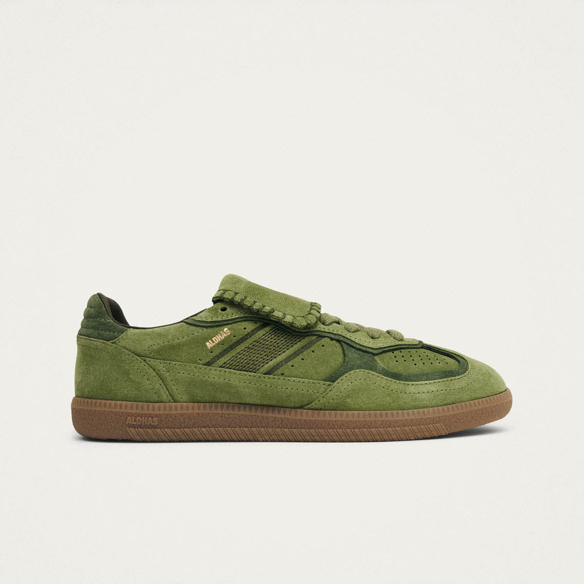 Tb.490 Sneakers en Cuir Suédé Vert