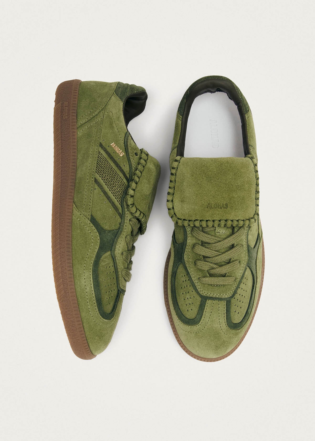 Tb.490 Sneakers en Cuir Suédé Vert