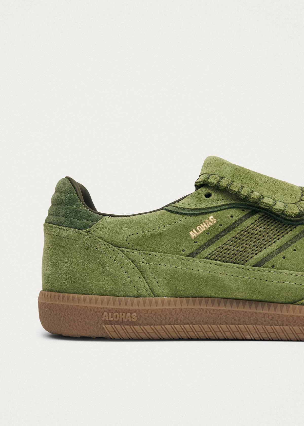 Tb.490 Sneakers en Cuir Suédé Vert