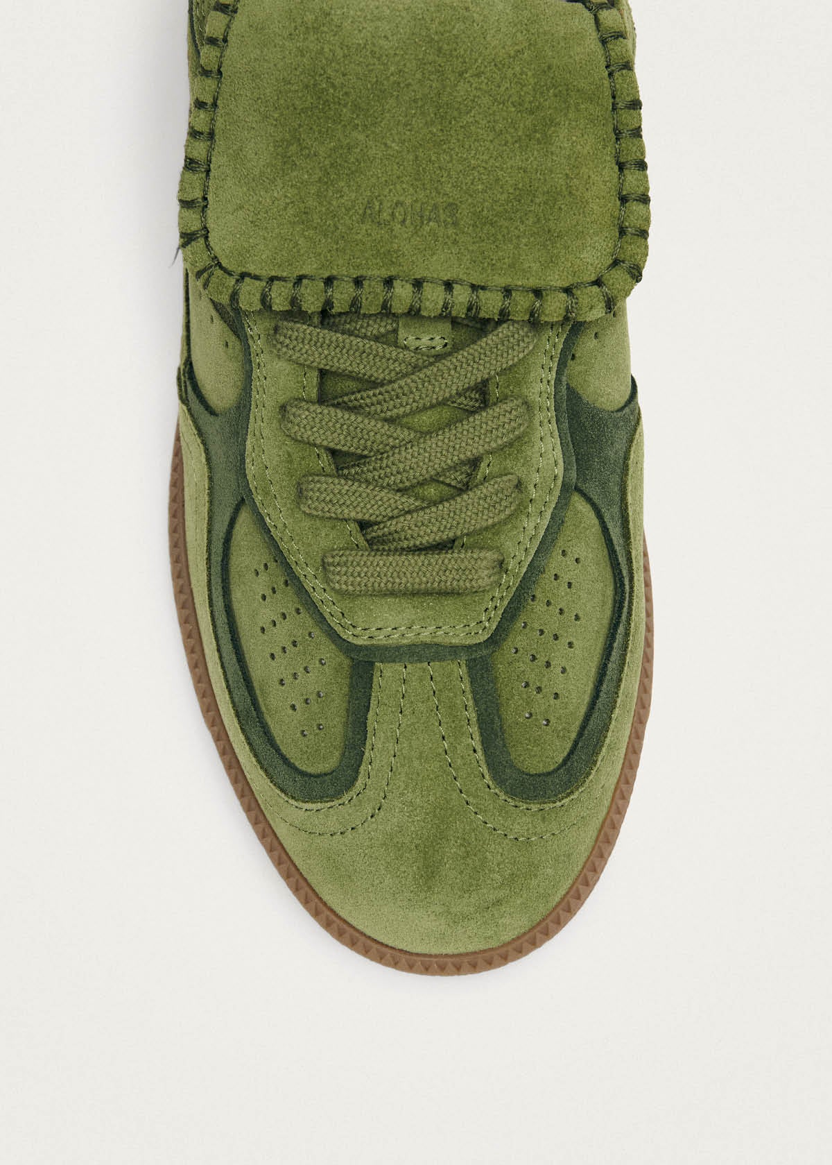 Tb.490 Sneakers en Cuir Suédé Vert