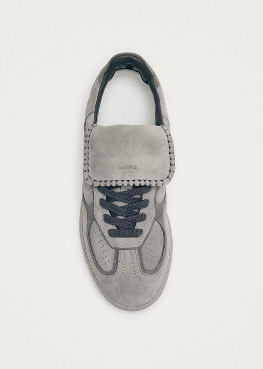 Tb.490 Club Sneakers in Pelle Suede Grigio Chiaro-image