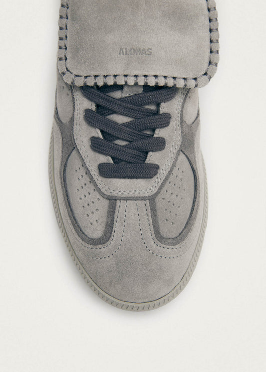 Tb.490 Club Sneakers in Pelle Suede Grigio Chiaro-image