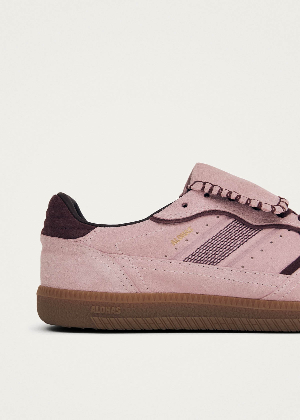 Tb.490 Club Baskets en Cuir Suédé Rose