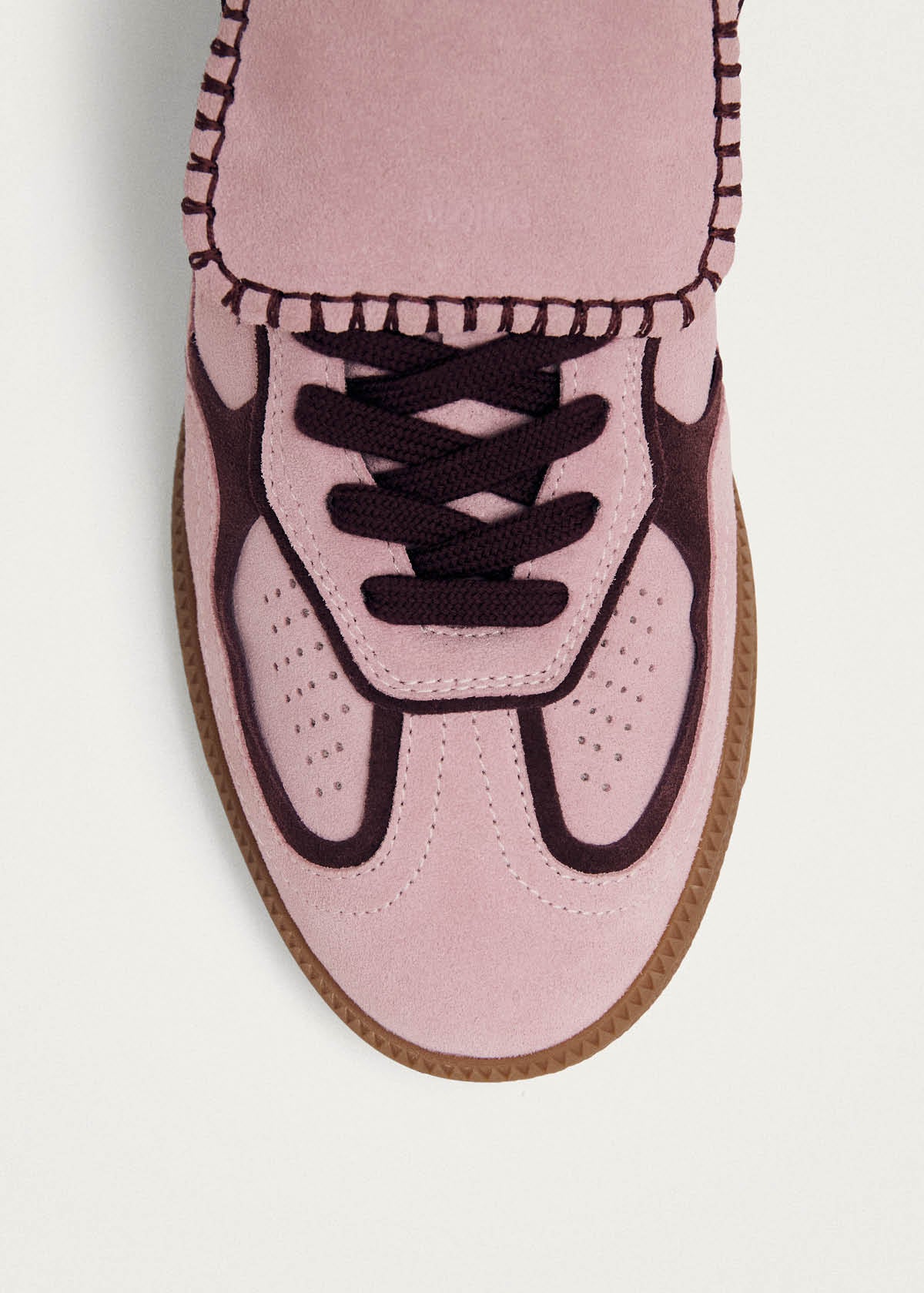 Tb.490 Club Baskets en Cuir Suédé Rose