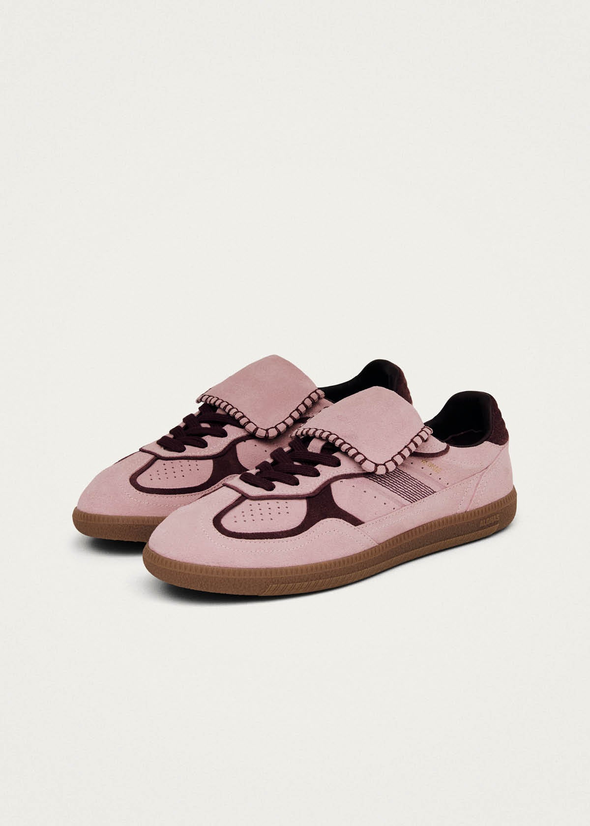 Tb.490 Club Baskets en Cuir Suédé Rose