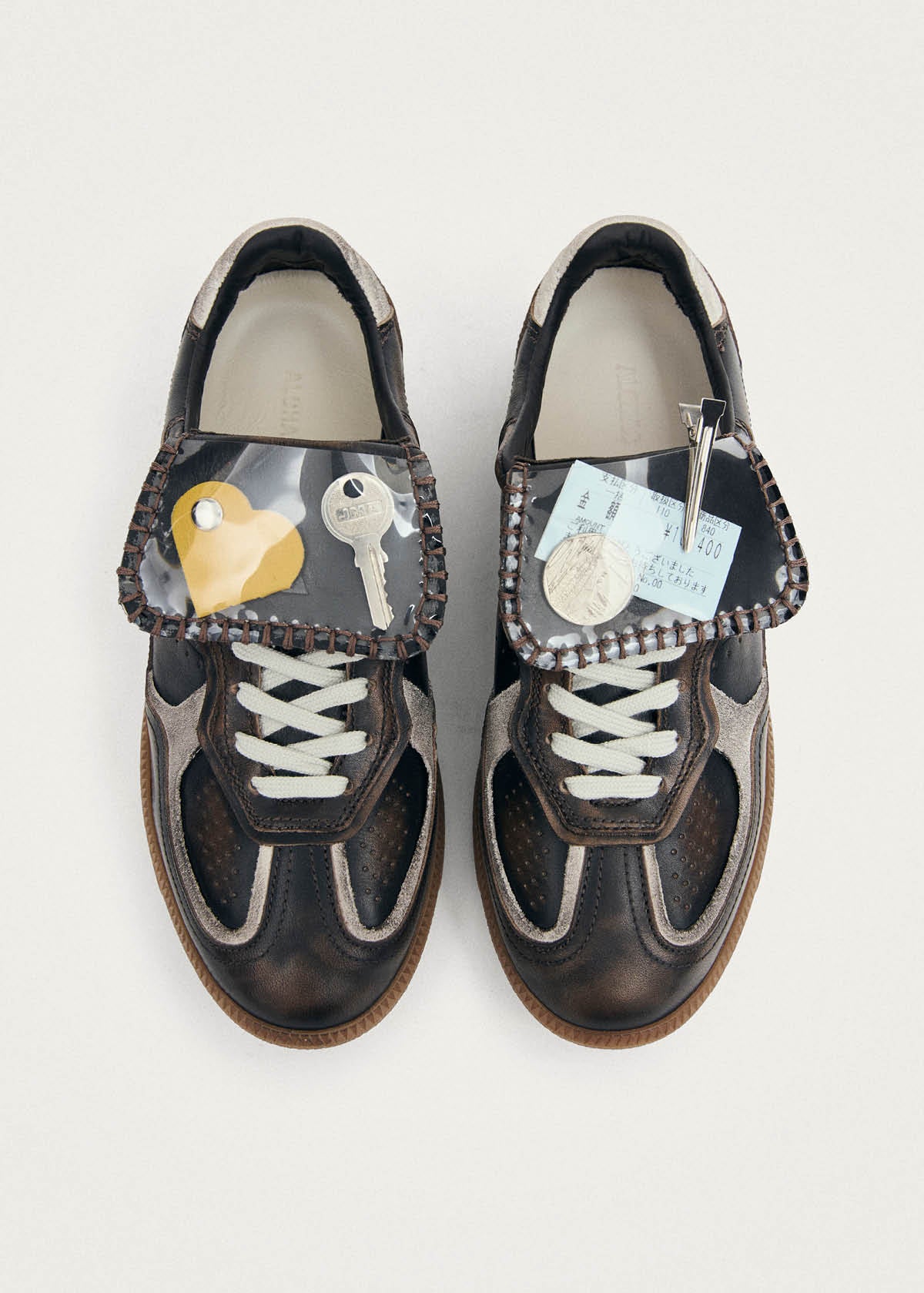 Tb.490 Club Vinyl Vintage Effekt Braun Leder Sneaker