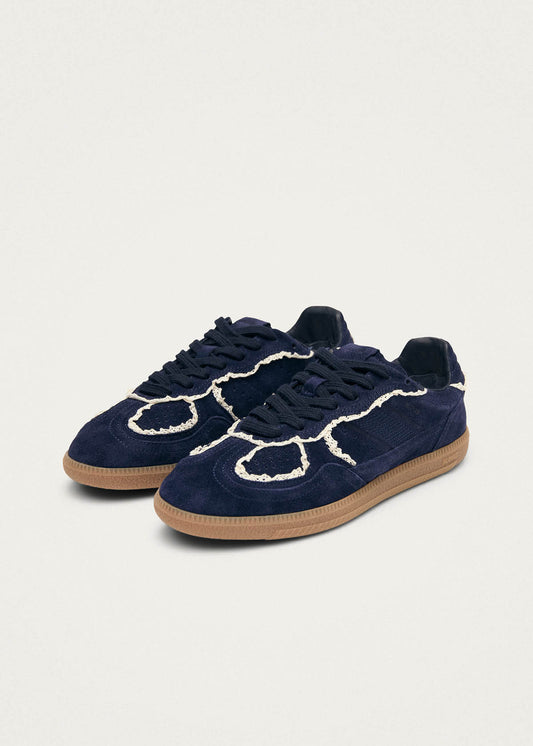 Tb.490 Crochet Navy Leather Sneakers-image