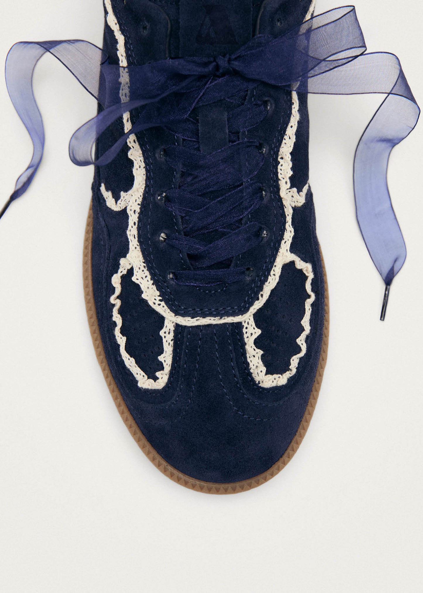 Tb.490 Baskets en Cuir Marine