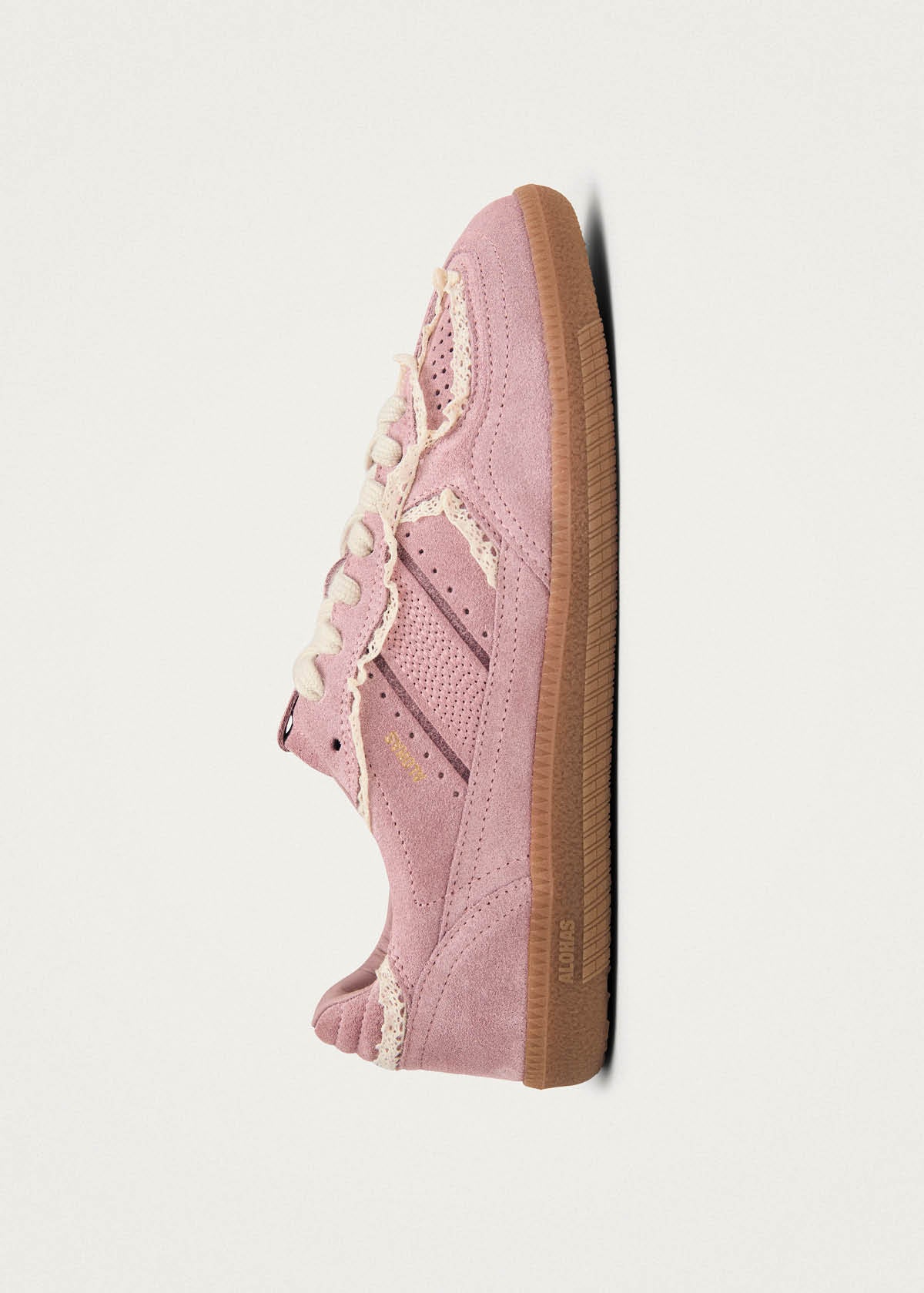 Tb.490 Häkel-Pinke Ledersneaker