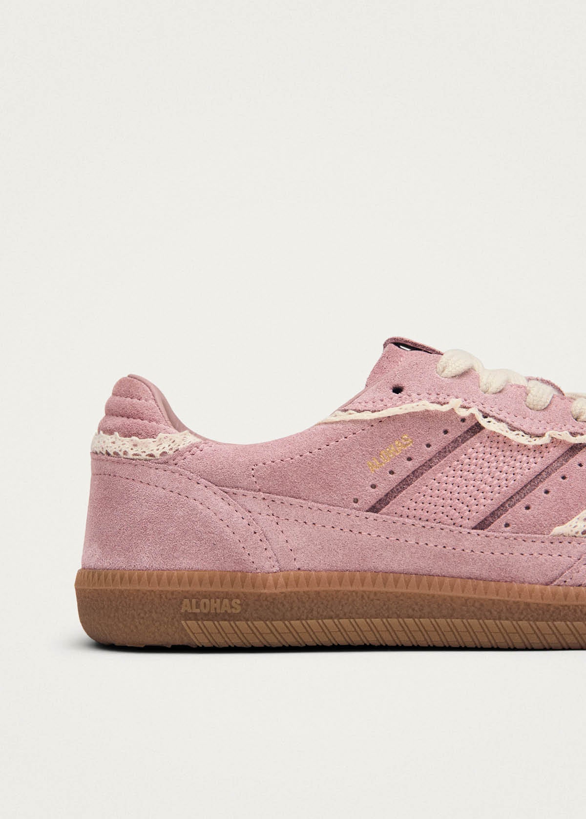 Tb.490 Häkel-Pinke Ledersneaker