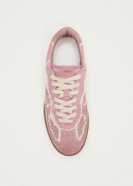 Tb.490 Häkel-Pinke Ledersneaker-image